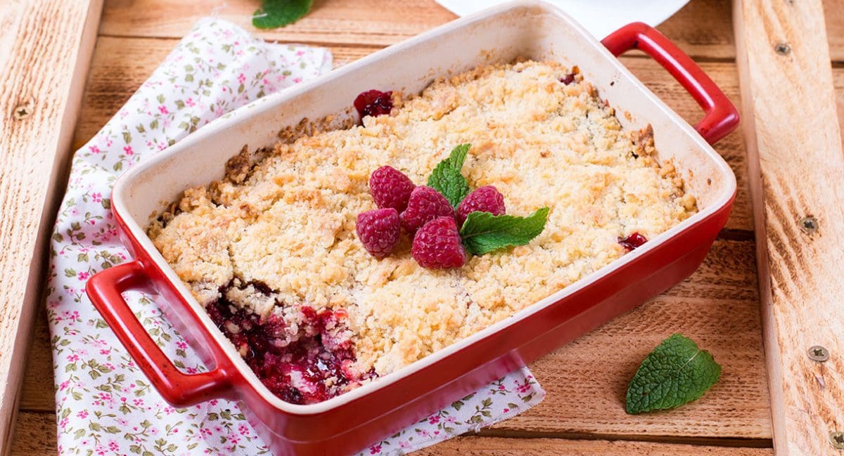 Apple And Raspberry Crumble | Cabot Health