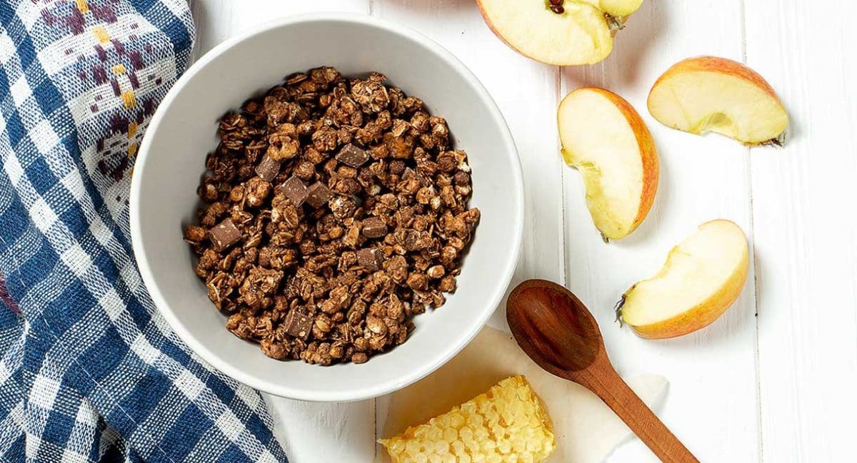 Chocolate Granola Protein Clusters Cabot Health